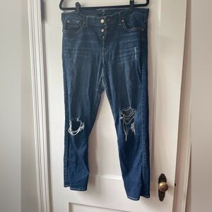 Seven for all mankind, distressed jeans, size 32